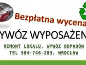 Transport, wywóz mebli, cena, tel. 504-746-203. Wrocław