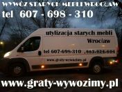 opróżnianie mieszkań,piwnic,wywóz starych mebli Wrocław