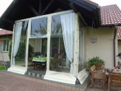 Olplan- tarasy, osłony z folii, zabudowy altan