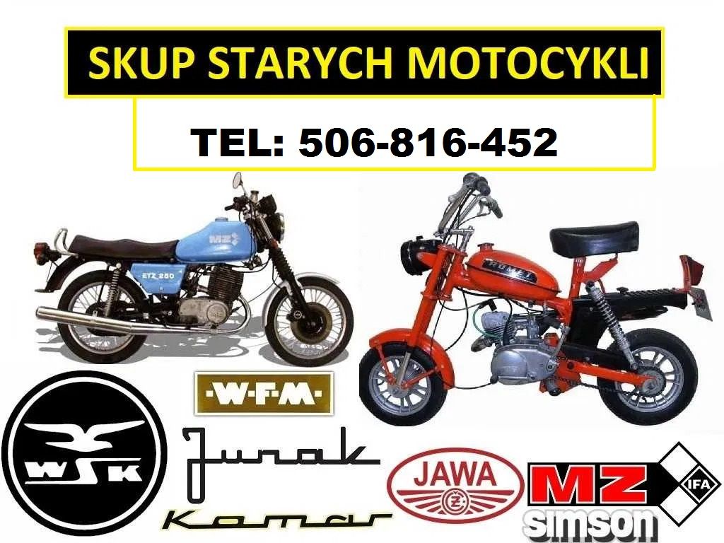 Kupię stare, zabytkowe motocykle: OSA, WSK, WFM, JAWA, MOTORYNKA! Całą kolekcję! Wrocław - Zdjęcie 1