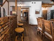 Domek w stylu rustykalnym - 8 osób, sauna, balia - z kuchnią