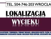 Wyciek lokalizacja, Wrocław, tel. 504-746-203. Cena za wykrycie wycieku wody