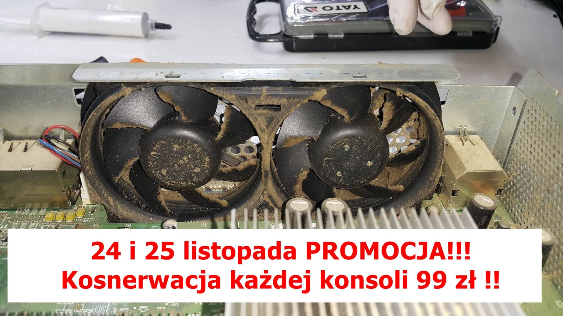 PROMOCJA -Konserwacja każdej konsoli 99 zł Wrocław - Zdjęcie 1