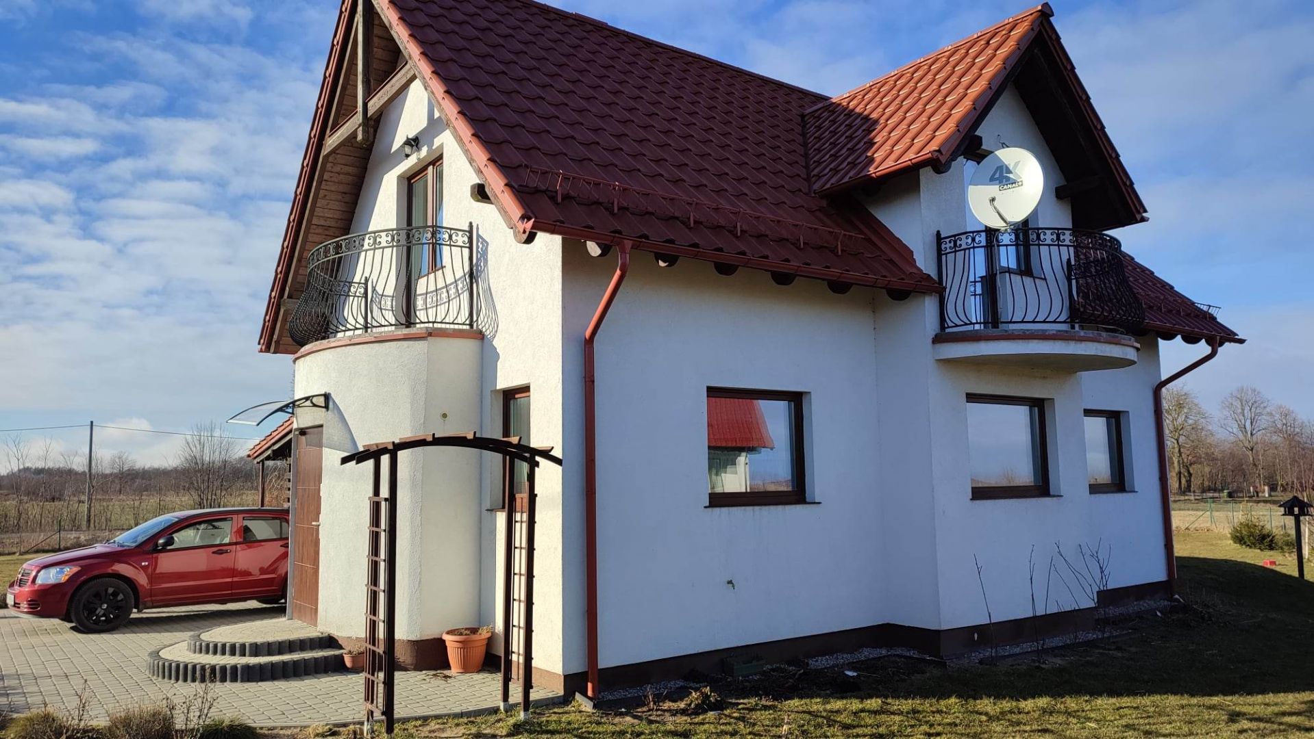 Zamienię, sprzedam dom w Ogrodnikach (k.Elbląga) na mieszkanie, dom we Wrocławiu Ogrodniki - Zdjęcie 1
