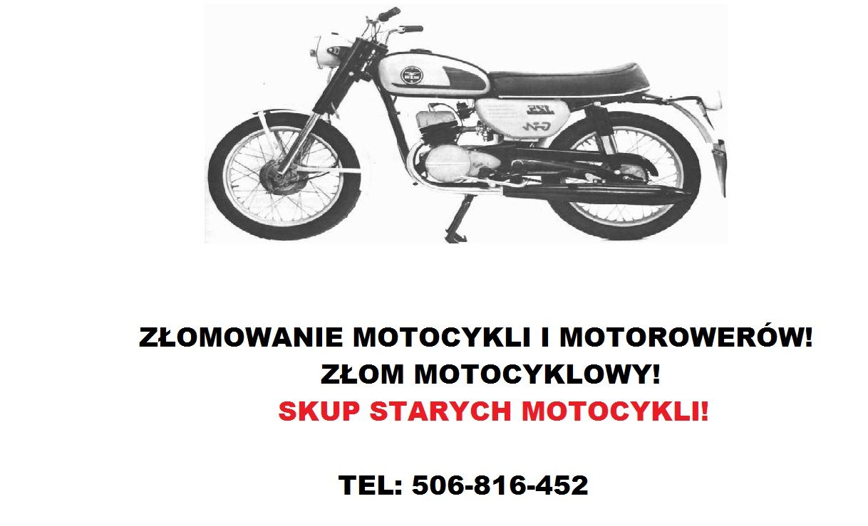 SKUP KUPIĘ STARE ZABYTKOWE MOTOCYKLE MOTOROWERY MOTORY Wrocław - Zdjęcie 1