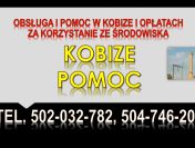 Ile kosztuje szkolenie indywidualne z kobize? tel. 502-032-782, raport do bazy