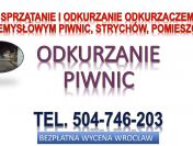 Odkurzanie piwnic, cennik, tel. 504-746-203, Wrocław, strychu, magazynu