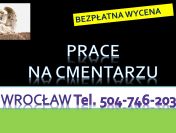 Cmentarz pomnik, tel. 504-746-203. Nagrobek, Zakład kamieniarski cena