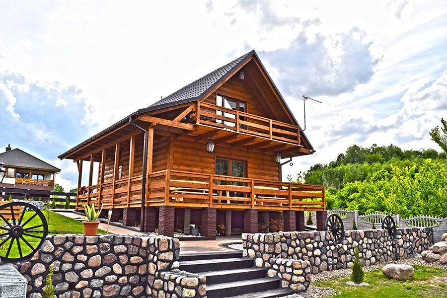Domek nad jeziorem Bacówki nad jeziorem Goszcz Lubrza - Zdjęcie 1