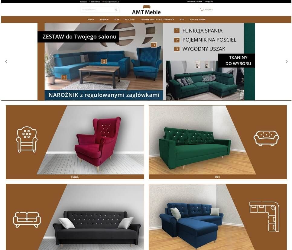 AMT Meble - sklep online z meblami: fotele, wersalki, sofy narożniki  - Zdjęcie 1