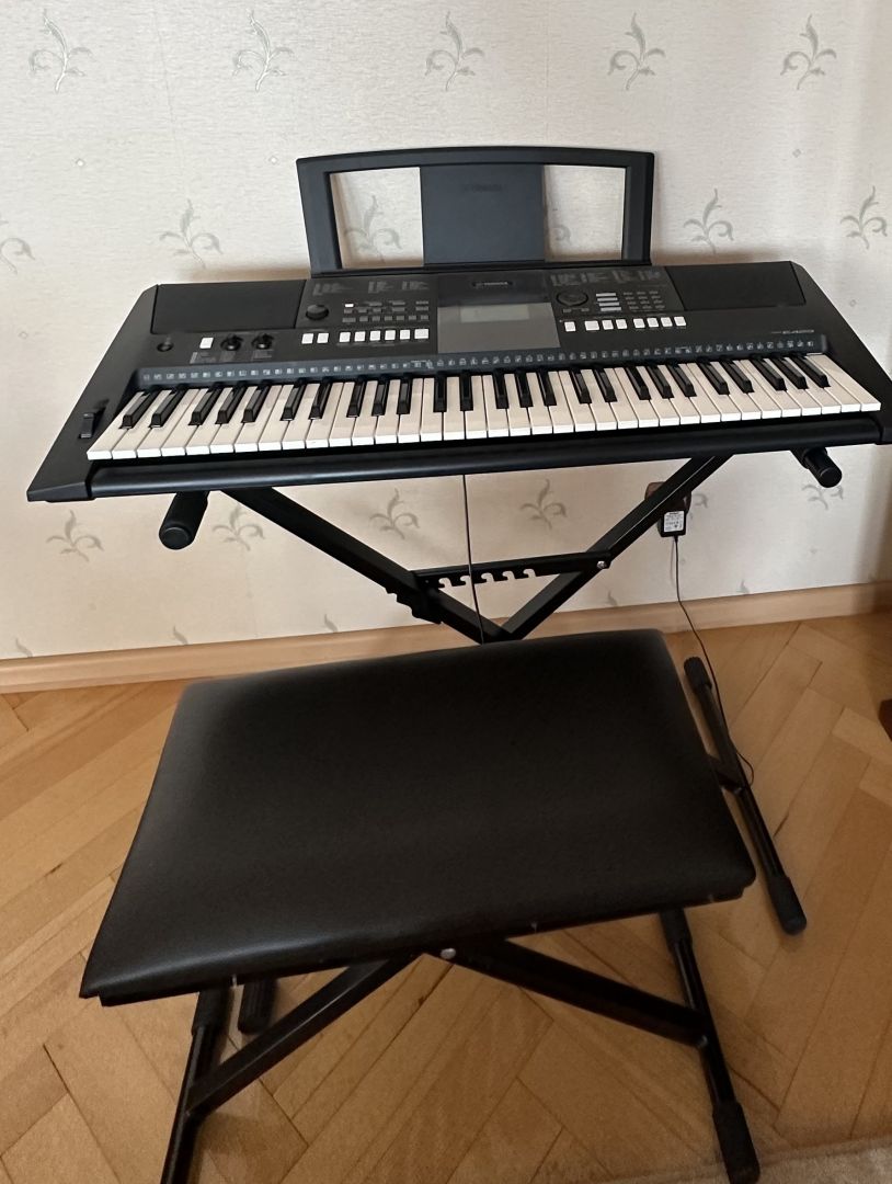 Keyboard Yamaha PSR-E423 keyboard, stojak i stołek Wrocław - Zdjęcie 1