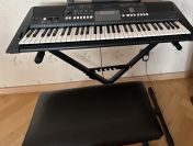Keyboard Yamaha PSR-E423 keyboard, stojak i stołek