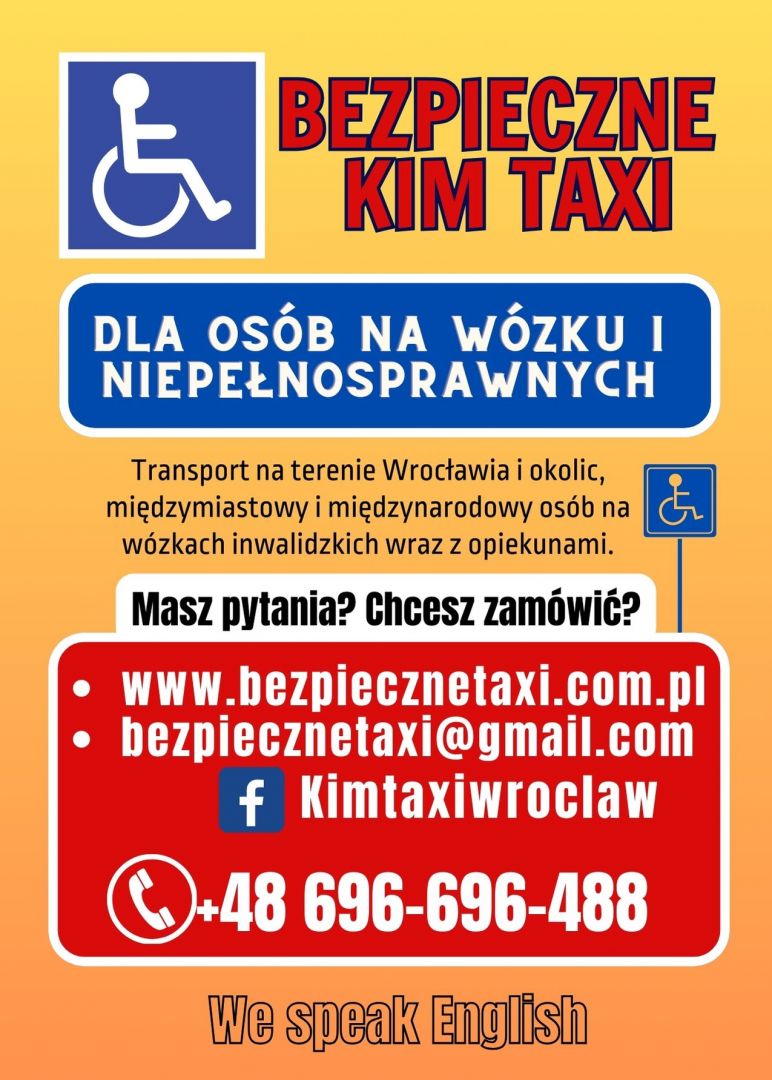 Transport osób na wózku i niepełnosprawnych Wrocław - Zdjęcie 1