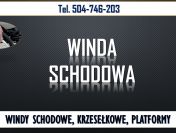 Winda schodowa, tel. 504-746-203, krzesełkowa, cena i montaż