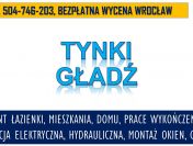 Położenie warstw gładzi gipsowej, Wrocław, tel. 504-746-203, cennik