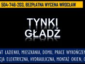 Położenie gładzi na ścianę, Wrocław, tel. 504-746-203.