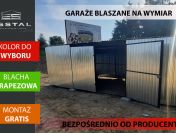 Garaż Blaszany Ocynkowany , Garaże Blaszane , Wiaty , Kojce - ESSTAL