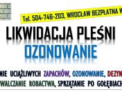 Ozonowanie Wrocław, tel. 504-746-203. Usuwanie wirusów grzybów, pleśni