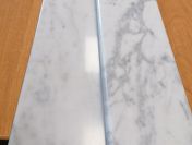 Cokół marmurowy CARRARA BIANCO wys. 8 cm