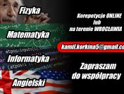 Korepetycje - MAT, FIZ, INF, ANG