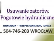 Przetkanie ubikacji, wc, tel. 504-746-203, Wrocław, hydraulik