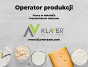 Operator produkcji- Przetwórstwo mleczne w Holandii!