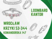 Pożyczki pod zastaw biżuterii srebrnej, Wrocław, Komandorska 147