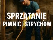 Usługi sprzątania piwnicy, strychu, komórki, cennik, tel. 504-746-203, Wrocław