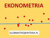 EKONOMETRIA - ZADANIA, PROJEKTY, MODELE EKONOMETRYCZNE
