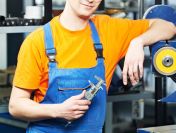 Monter rusztowań (Weissenhorn-PI-GL-DE)