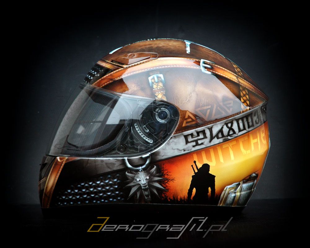 Artystyczne malowanie aerografem (airbrush) kasków motocyklowych - Aerografit.pl  - Obraz nr 3