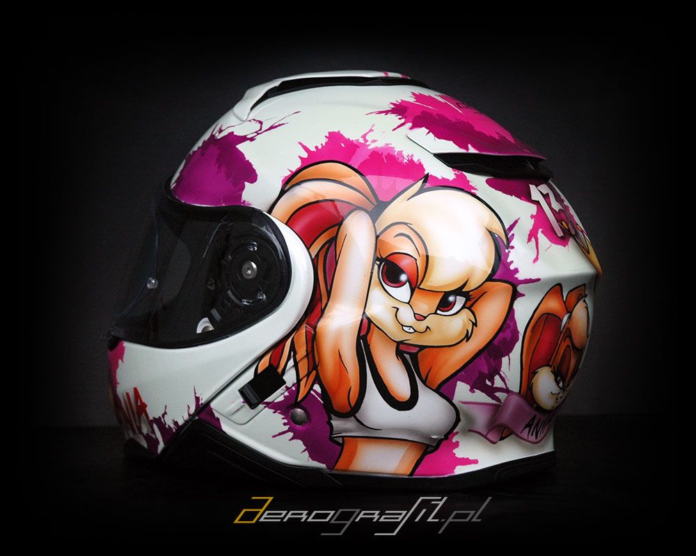 Artystyczne malowanie aerografem (airbrush) kasków motocyklowych - Aerografit.pl  - Obraz nr 6