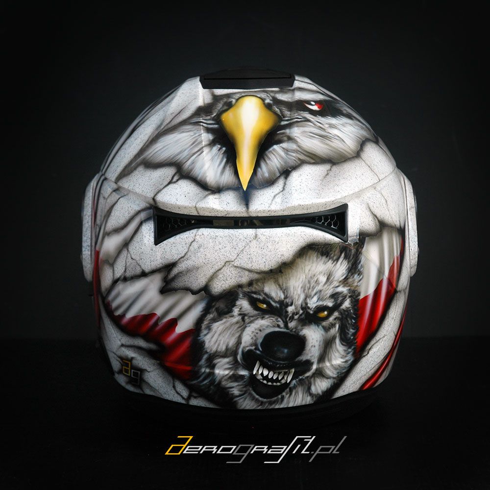 Artystyczne malowanie aerografem (airbrush) kasków motocyklowych - Aerografit.pl  - Obraz nr 9