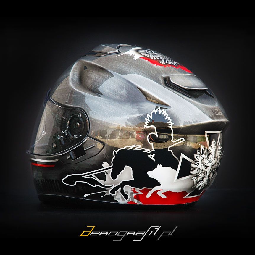 Artystyczne malowanie aerografem (airbrush) kasków motocyklowych - Aerografit.pl  - Obraz nr 10