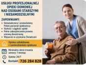 Doświadczona opieka nad seniorem Wrocław / CAŁE DOLNOŚLĄSKIE. 24 godziny/dobę