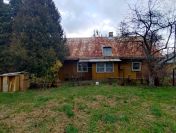 Dom z bala pod lasem Bóbrka podkarpacie, Beskid Niski Bieszczady