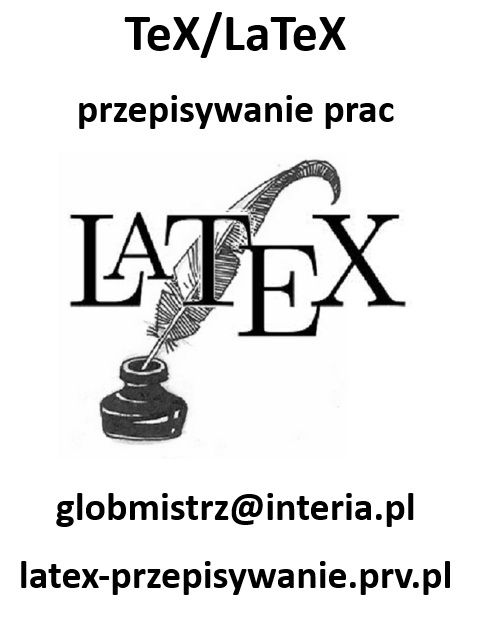 LATEX - SKŁAD TEKSTÓW MATEMATYCZNYCH, PRZEPISYWANIE PRAC Wrocław - Zdjęcie 1