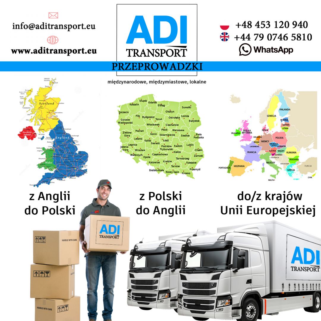 ADI Transport- Twój partner w transporcie i przeprowadzce  - Zdjęcie 1