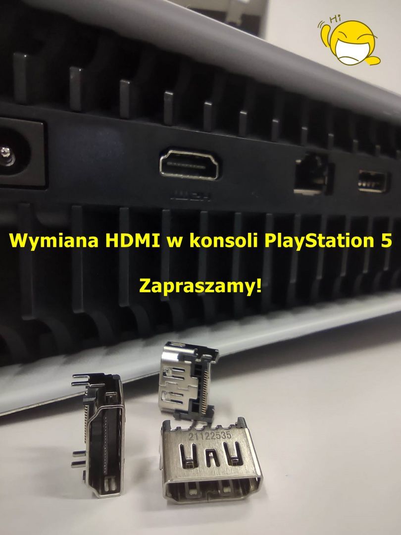 NAPRAWA USZKODZONEGO ZŁĄCZA HDMI – KONSOLA PS5 Wrocław - Zdjęcie 1