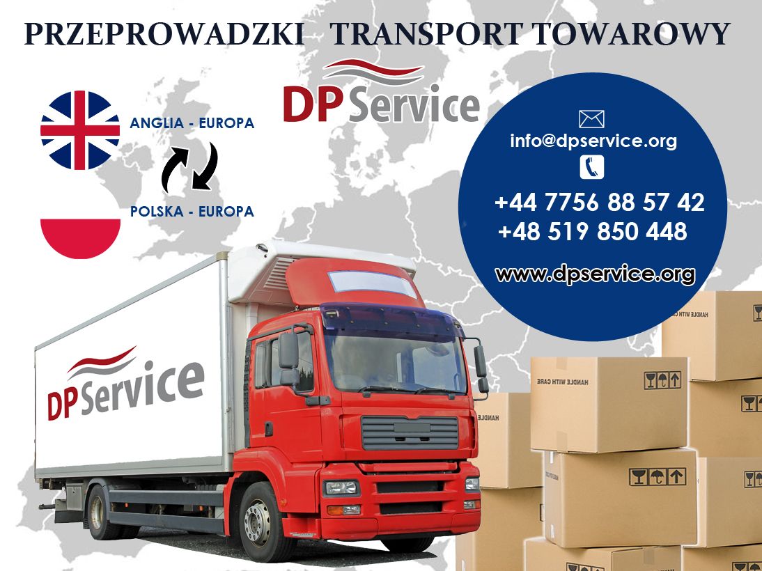 Międzynarodowe przeprowadzki, transport towarowy Anglia, UK, do/z Europa Wrocław - Zdjęcie 1