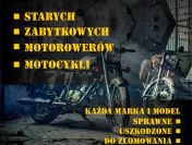 SKUP STARYCH ZABYTKOWYCH MOTOCYKLI MOTOROWERÓW MOTORÓW MOTORY PRL DOJEŻDŻAMY