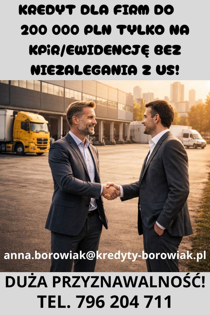 KREDYT DLA FIRM DO 200 000 PLN NA UPROSZCZONYCH ZASADACH! Wrocław - Zdjęcie 1