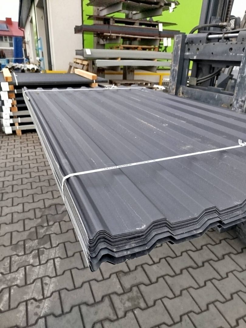 Blacha T-13/T-18 grafit. Paczki po 50 arkuszy. Sokołów Małopolski - Zdjęcie 1