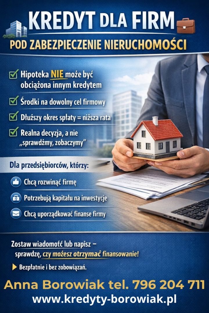 Masz firmę i wolną nieruchomość? Zamień ją na kapitał dla swojego biznesu! Wrocław - Zdjęcie 1