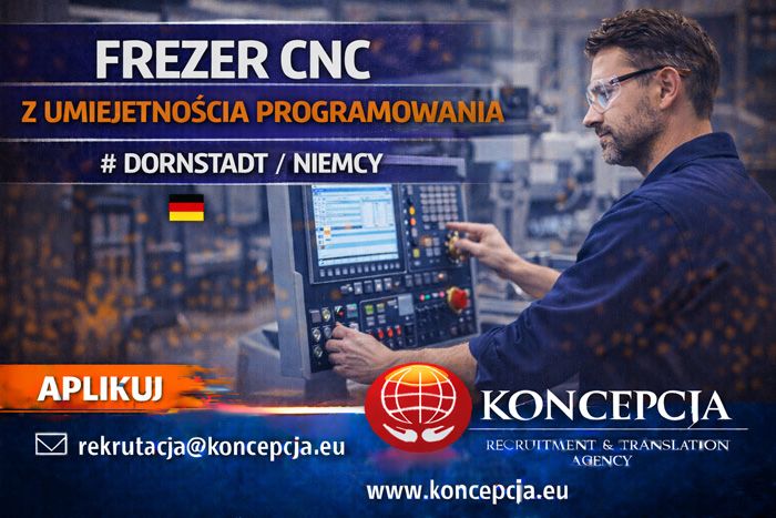 Operator/ka frezarki CNC z umiejętnością programowania (Dornstadt-AS-GL-DE)  - Zdjęcie 1