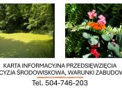 Karta oceny przedsięwzięcia dla działki budowlanej, tel. 504-746-203