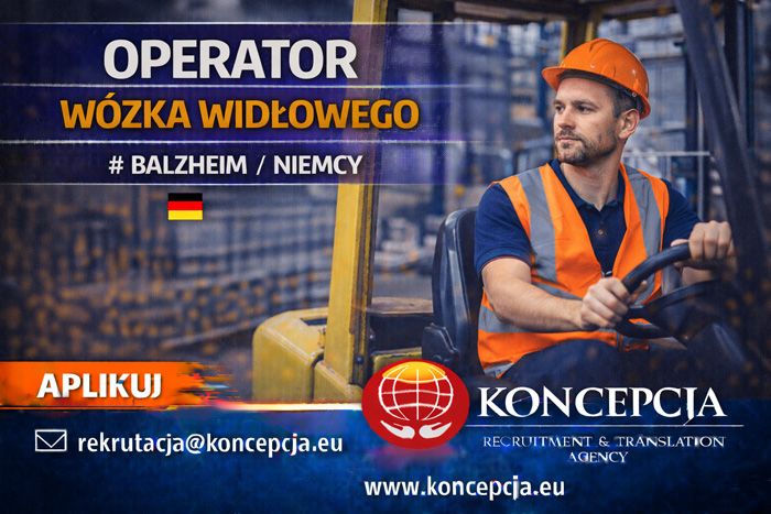Pracownik/czka magazynu – operator/ka wózka widłowego (Balzheim-KH-GL-DE)  - Zdjęcie 1