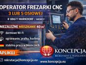 Operator, operatorka frezarki CNC - Markdorf - osobne mieszkanie (HR-CM-DE)