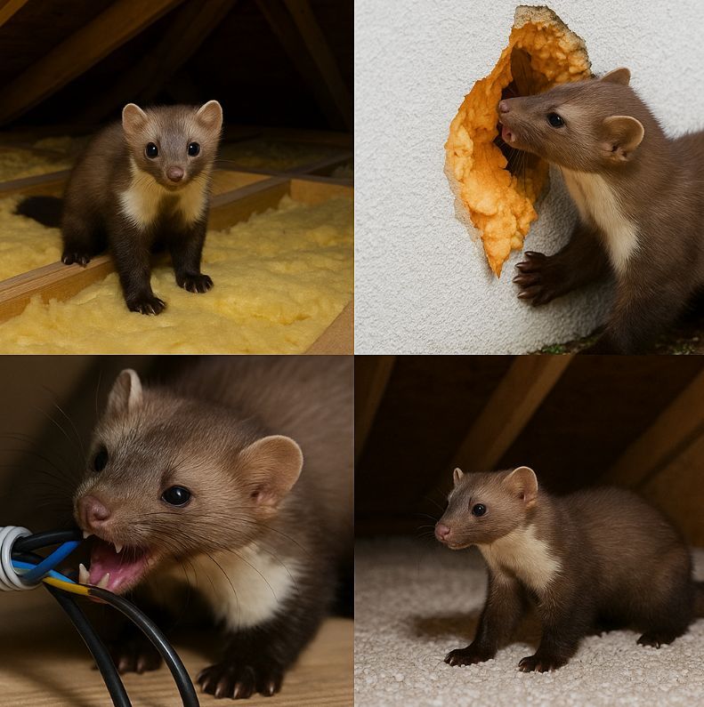 Naprawa ocieplenia po kunie, usługi dekarskie, Wrocław  - Zdjęcie 1