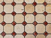 Mozaika Marmurowa TRAWERTYN BEIGE/ALICANTE 30,5x30,5x1 poler